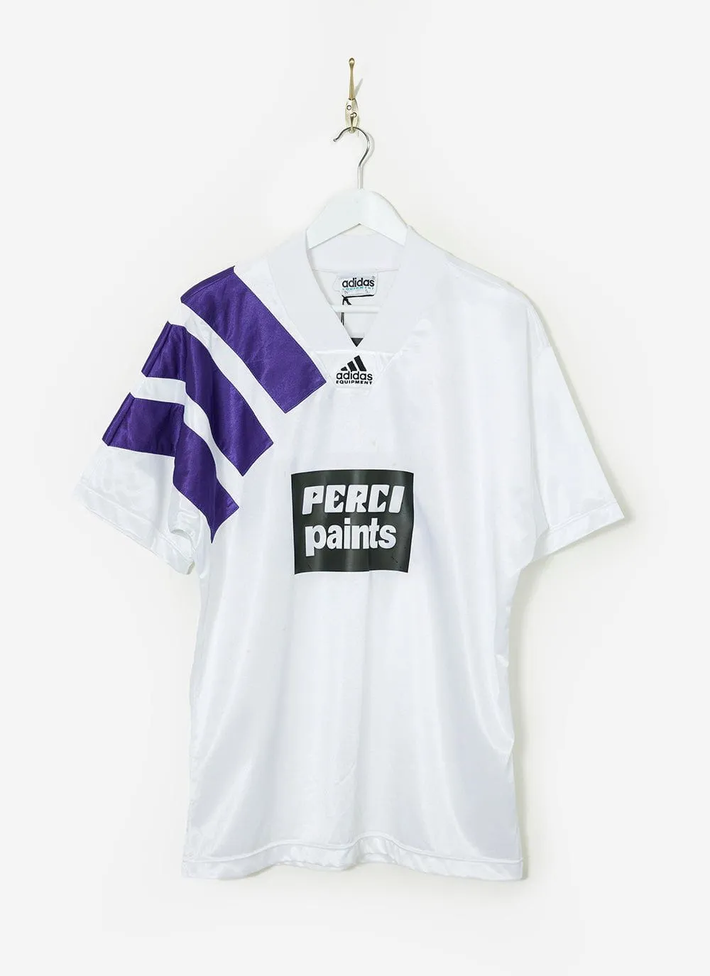 90s Adidas Shirt #61 | Percival x Classic Football Shirts | White