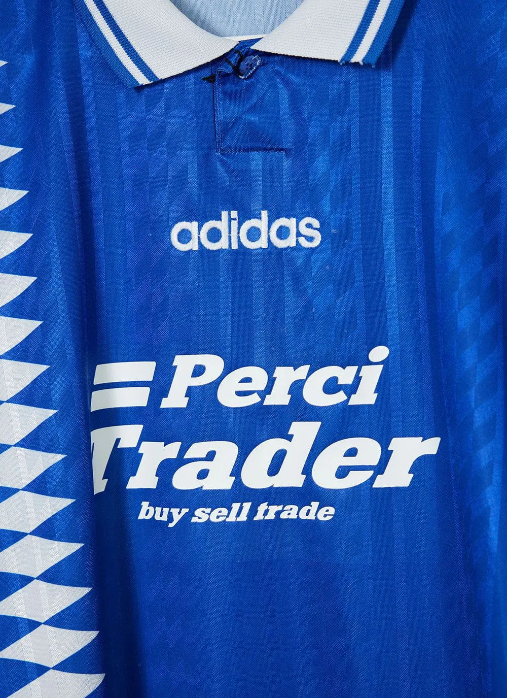 90s Adidas Shirt #8 | Percival x Classic Football Shirts | Blue