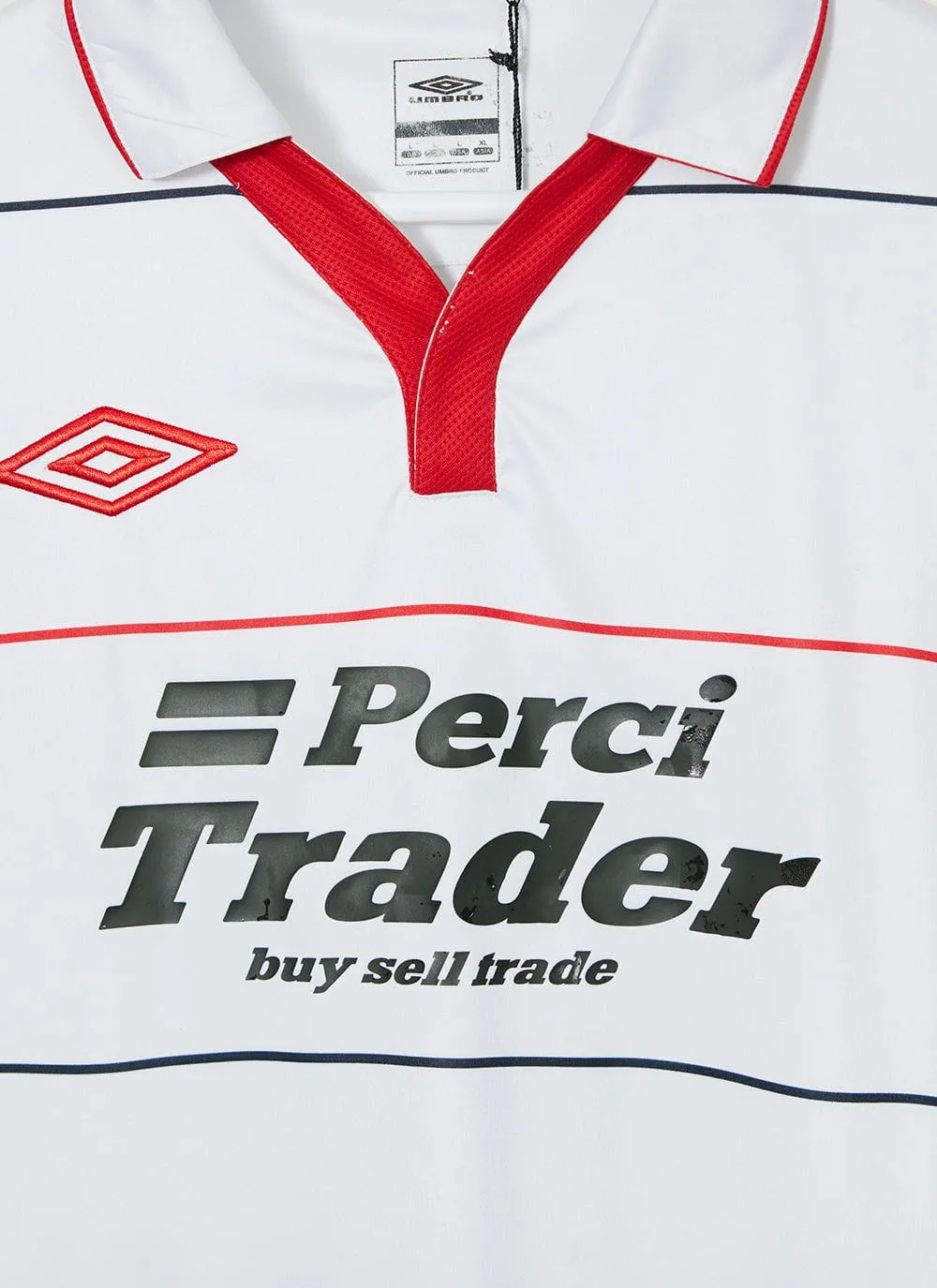 90s Umbro Shirt #17 | Percival x Classic Football Shirts | White