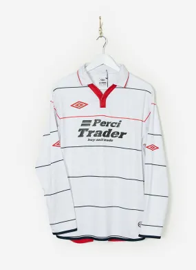 90s Umbro Shirt #17 | Percival x Classic Football Shirts | White