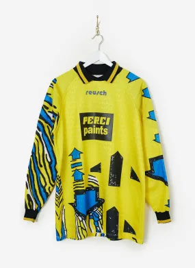 90s Vintage Shirt #62 | Percival x Classic Football Shirts | Yellow