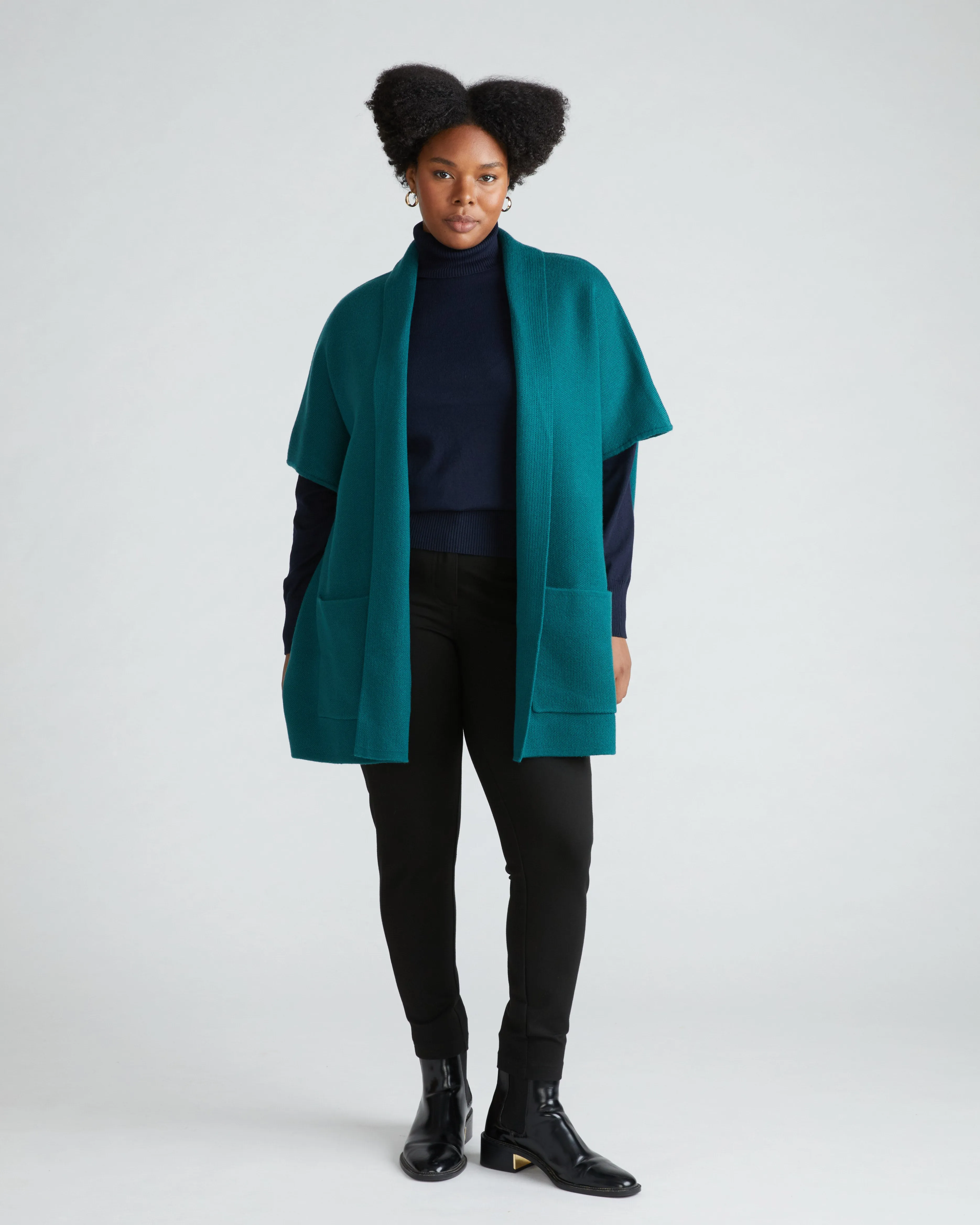 Akira Sweater Coat - Deep Sea