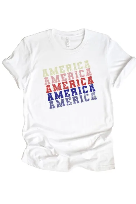 America America America Tee