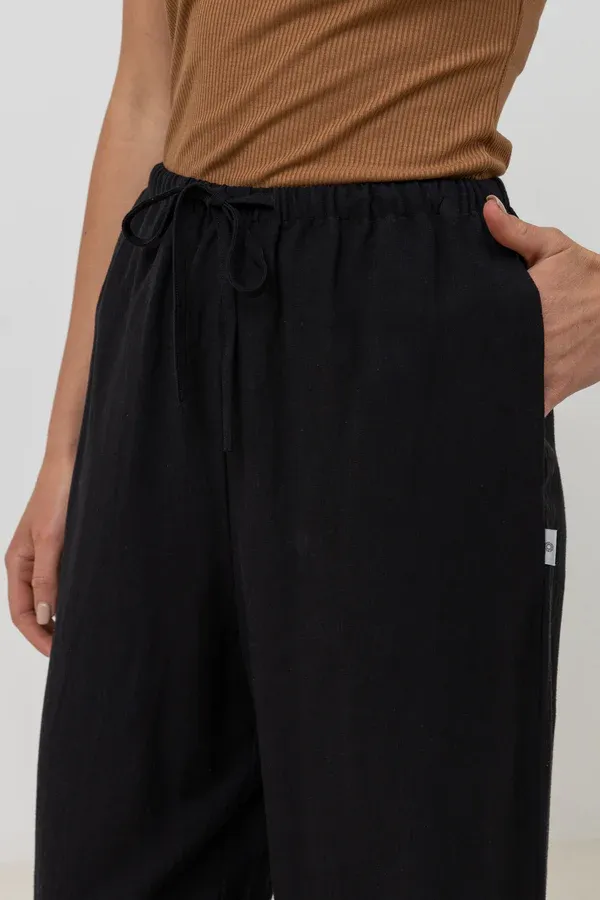 Classics Drawstring Pant | Black