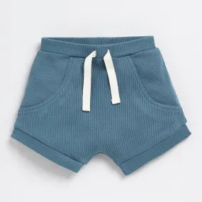 Denim Organic Drawstring Shorts