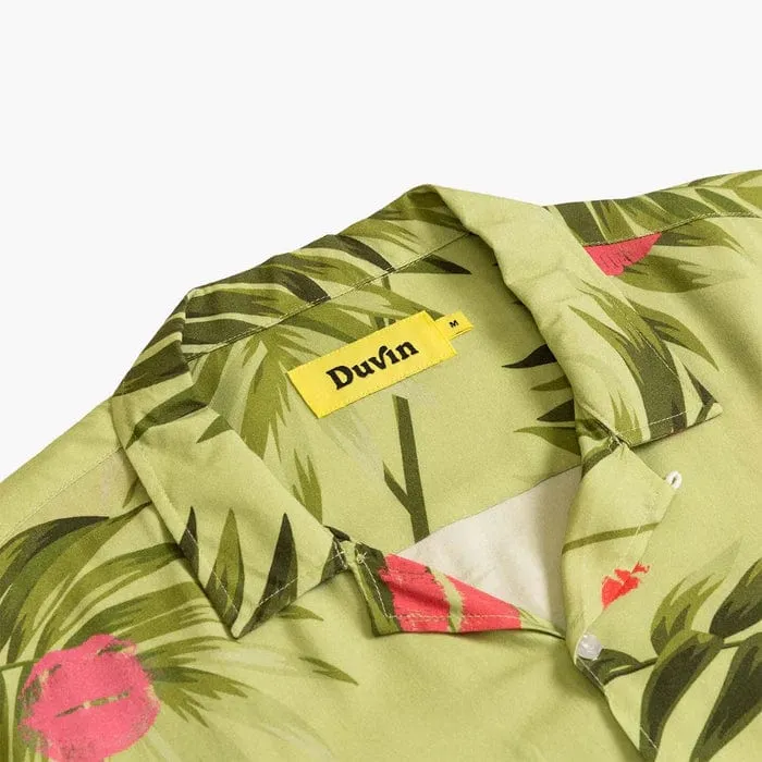 Duvin - "Fronds" Buttonup - Lightweight Breathable Soft