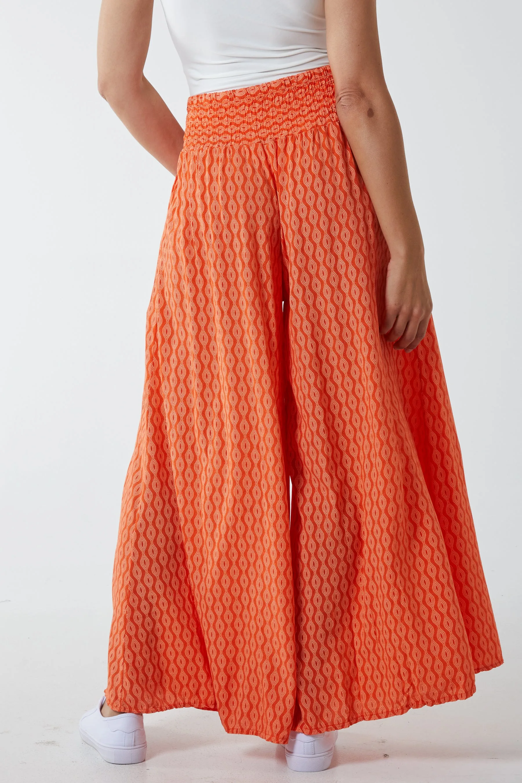 Floral Mandala Wide Leg Culottes