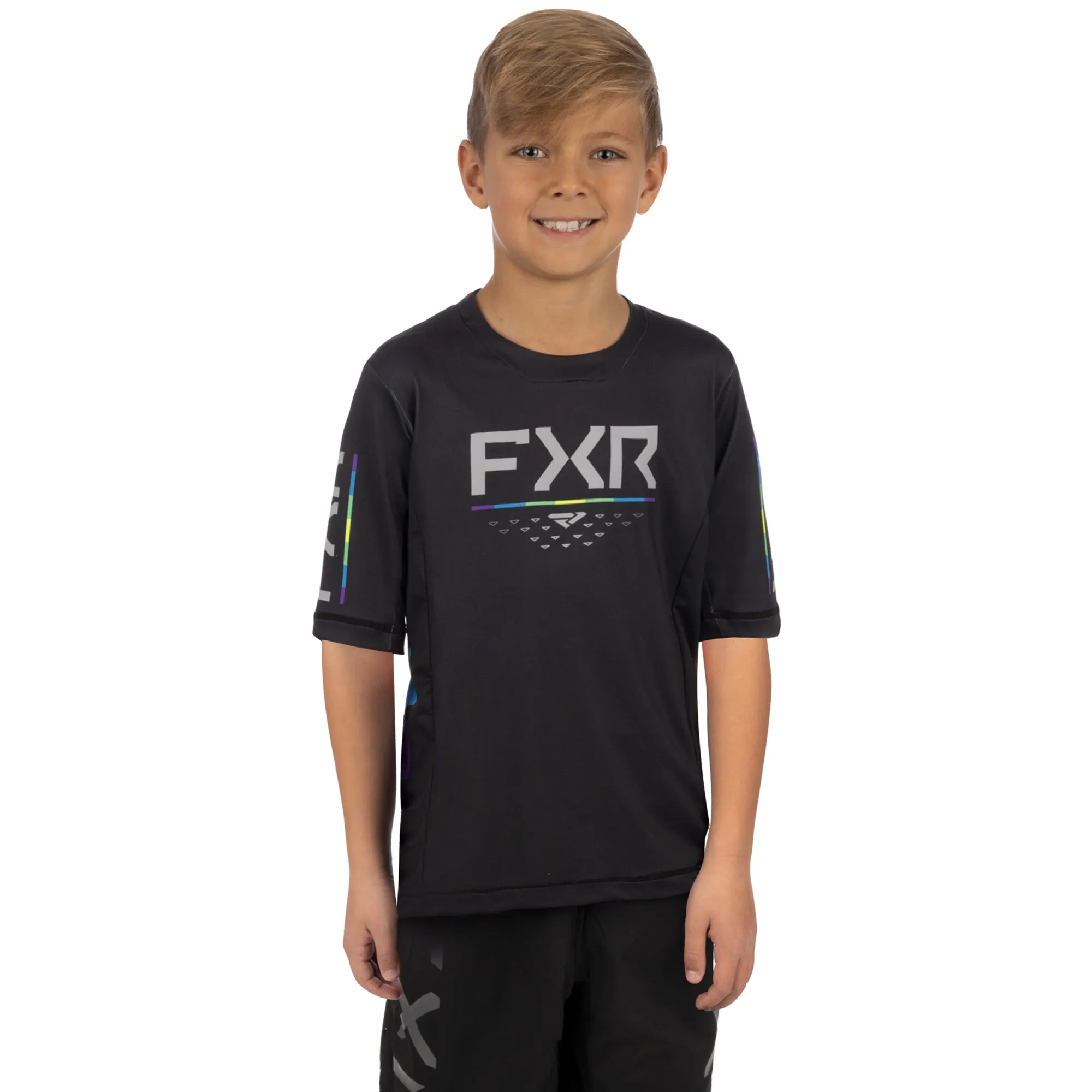 FXR ProFlex UPF Short Sleeve Jersey T-Shirt Black