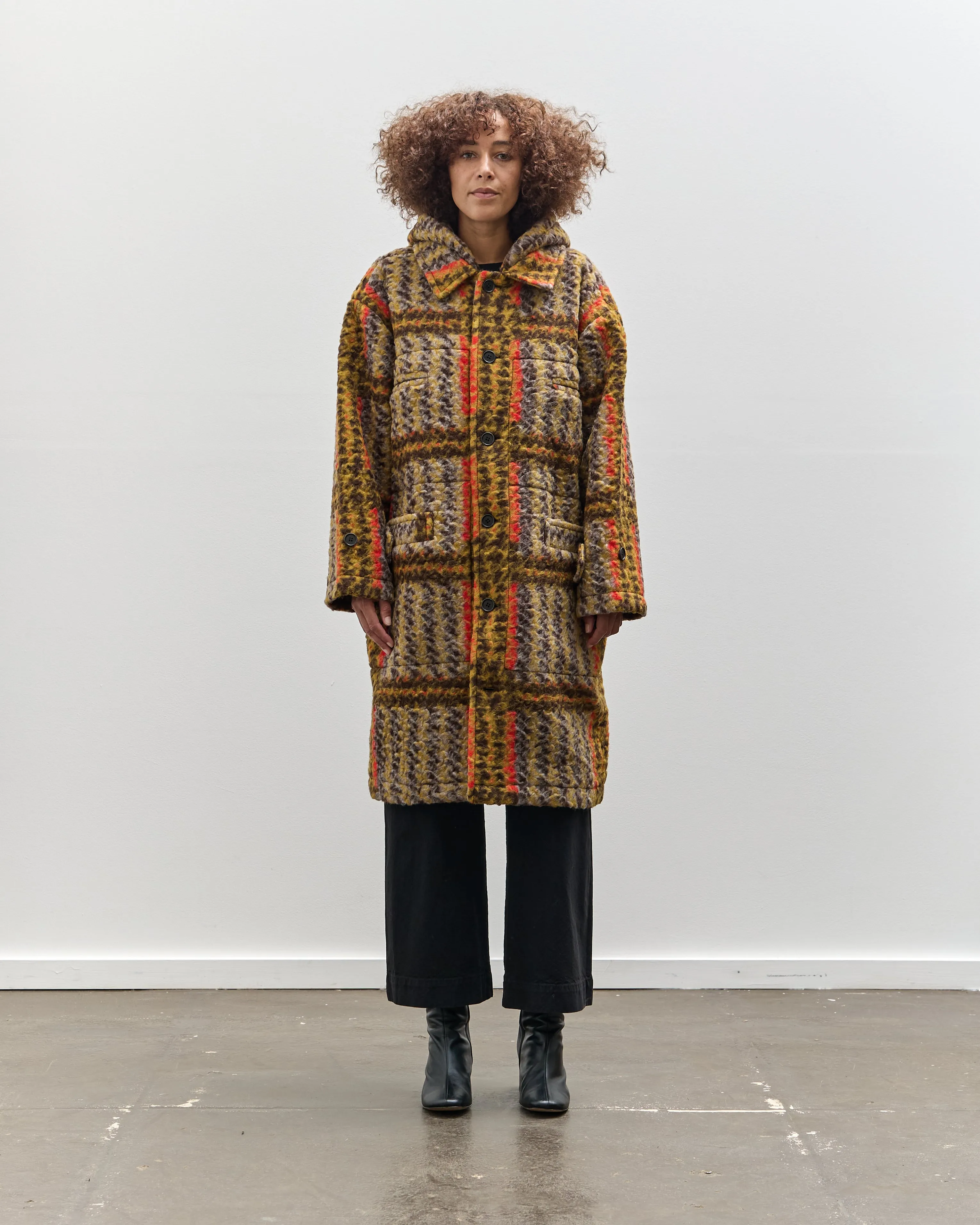 Henrik Vibskov Blackout Coat, Multicolored Checks