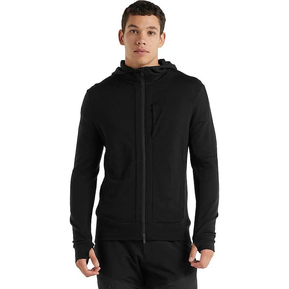 Icebreaker Mens Quantum III LS Zip Hoodie