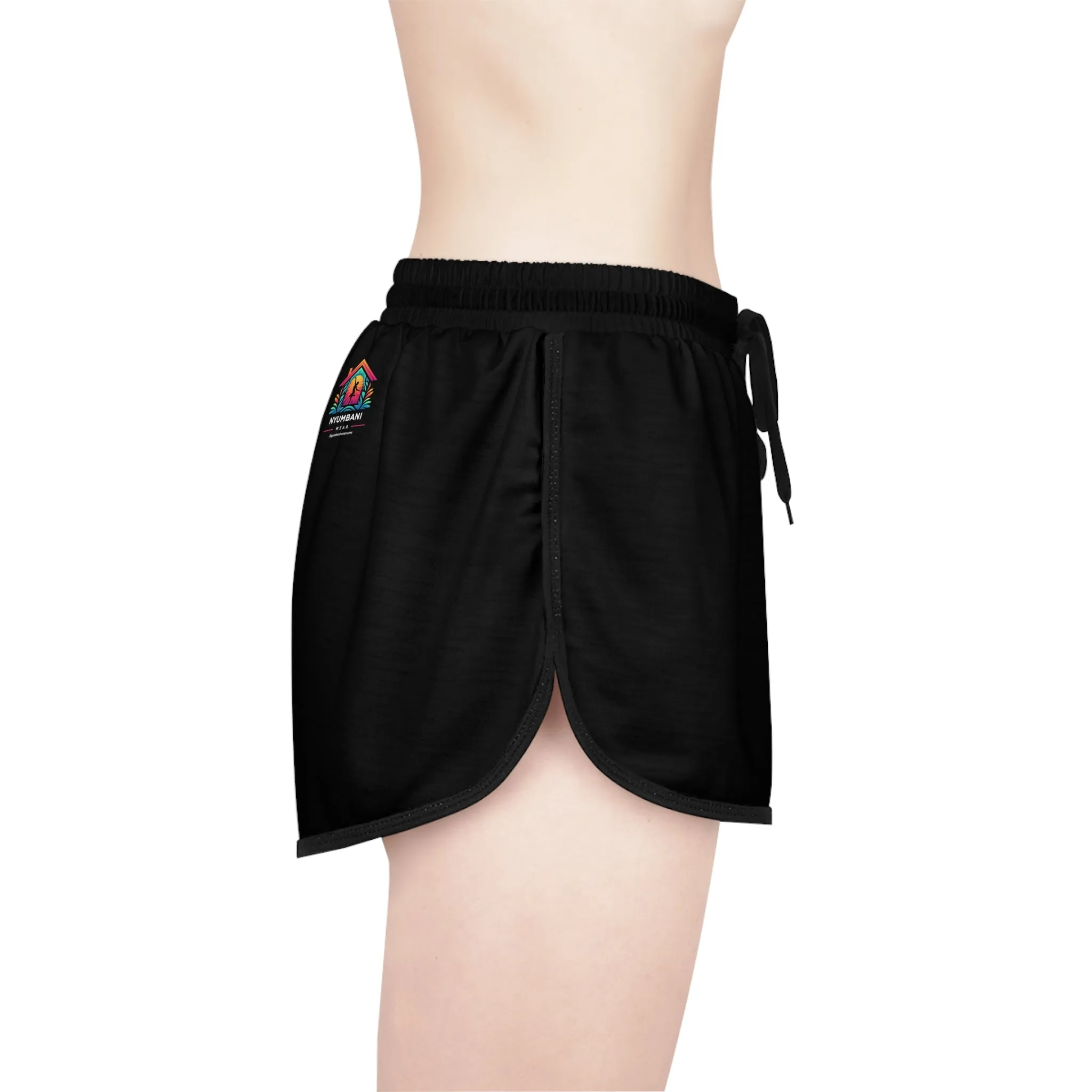 Kenyan Women's Relaxed Shorts Vertical Striped (AOP)