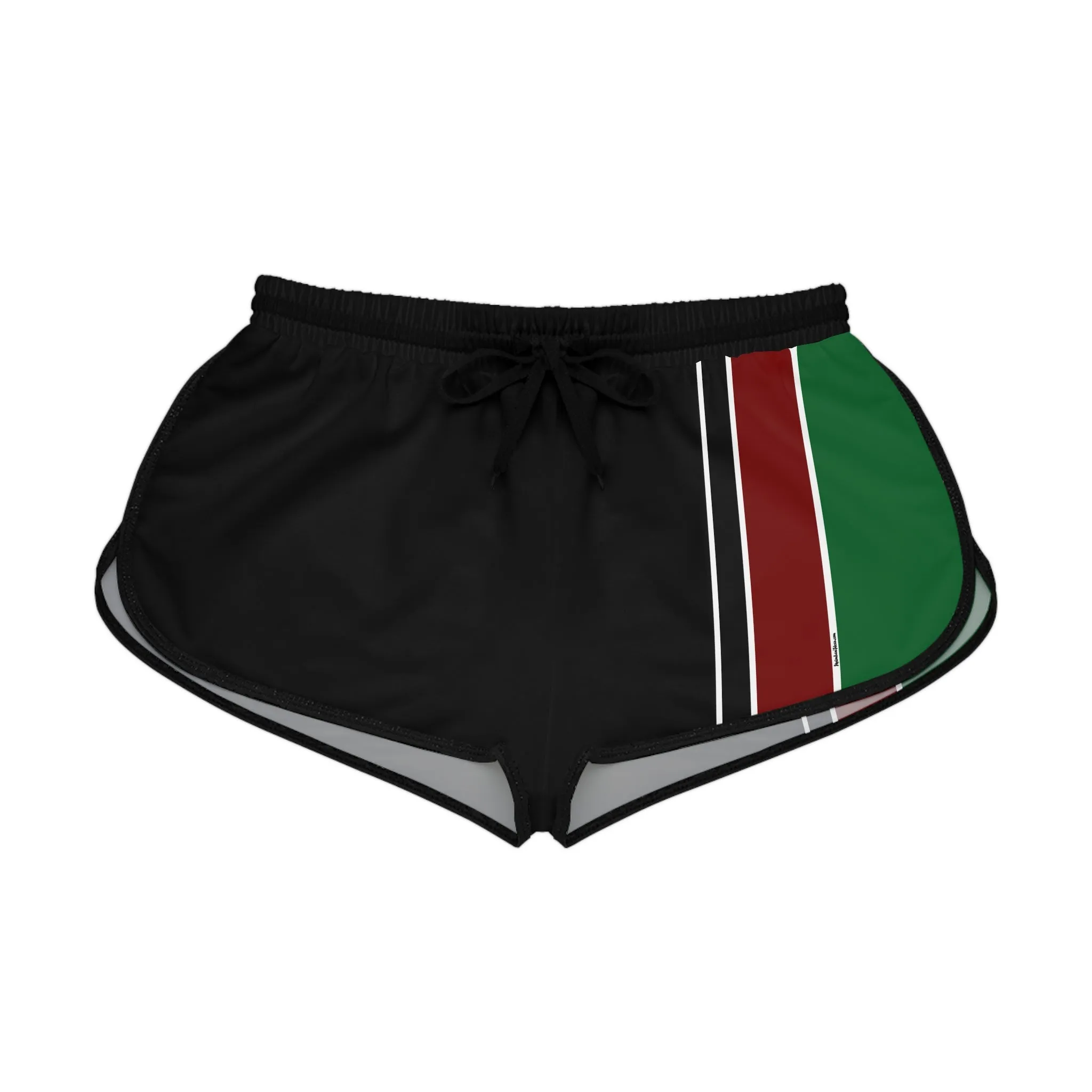 Kenyan Women's Relaxed Shorts Vertical Striped (AOP)