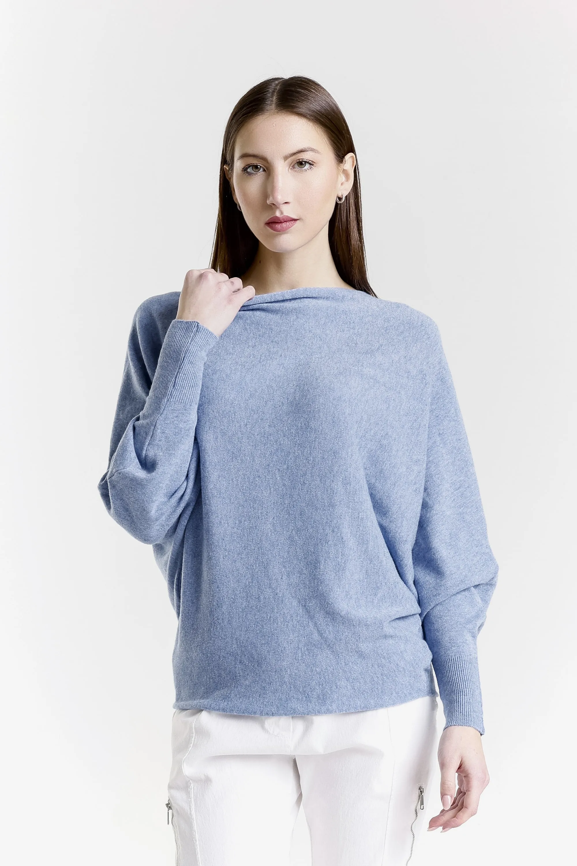 Mylah Seriously Soft Batwing Sweater (BLS413)