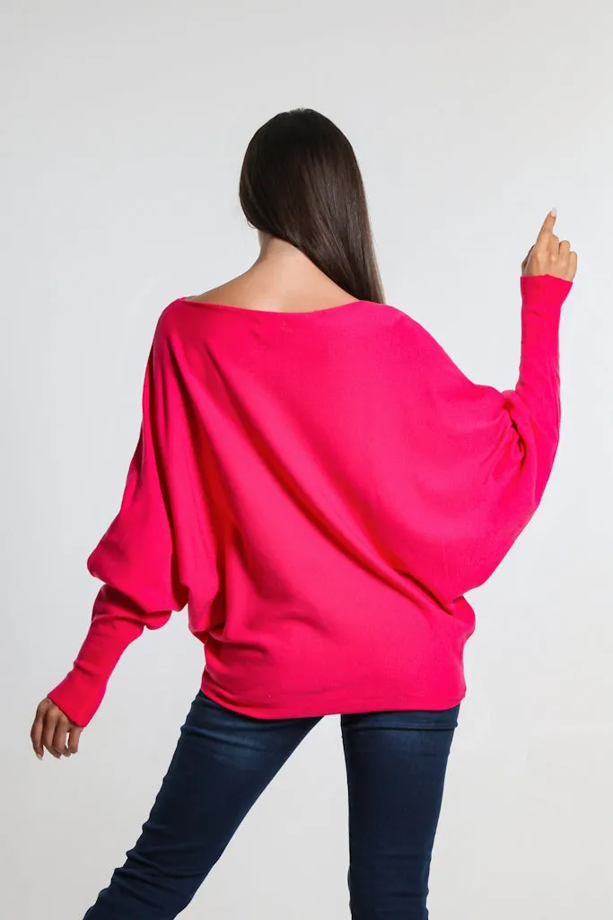 Mylah Seriously Soft Batwing Sweater (BLS413)