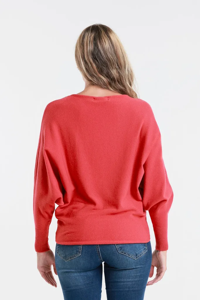 Mylah Seriously Soft Batwing Sweater (BLS413)