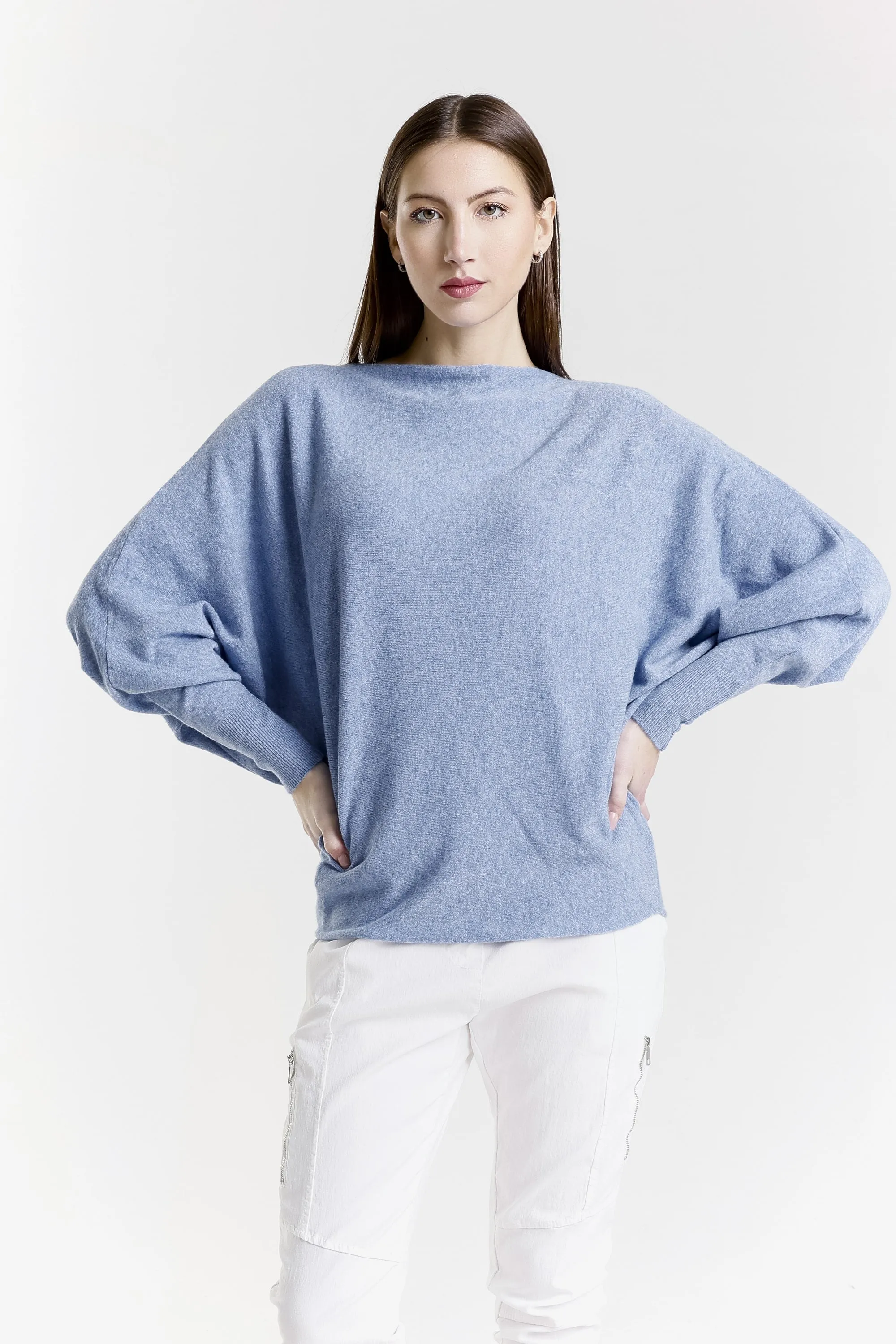 Mylah Seriously Soft Batwing Sweater (BLS413)