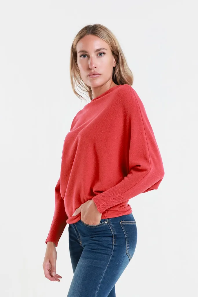 Mylah Seriously Soft Batwing Sweater (BLS413)