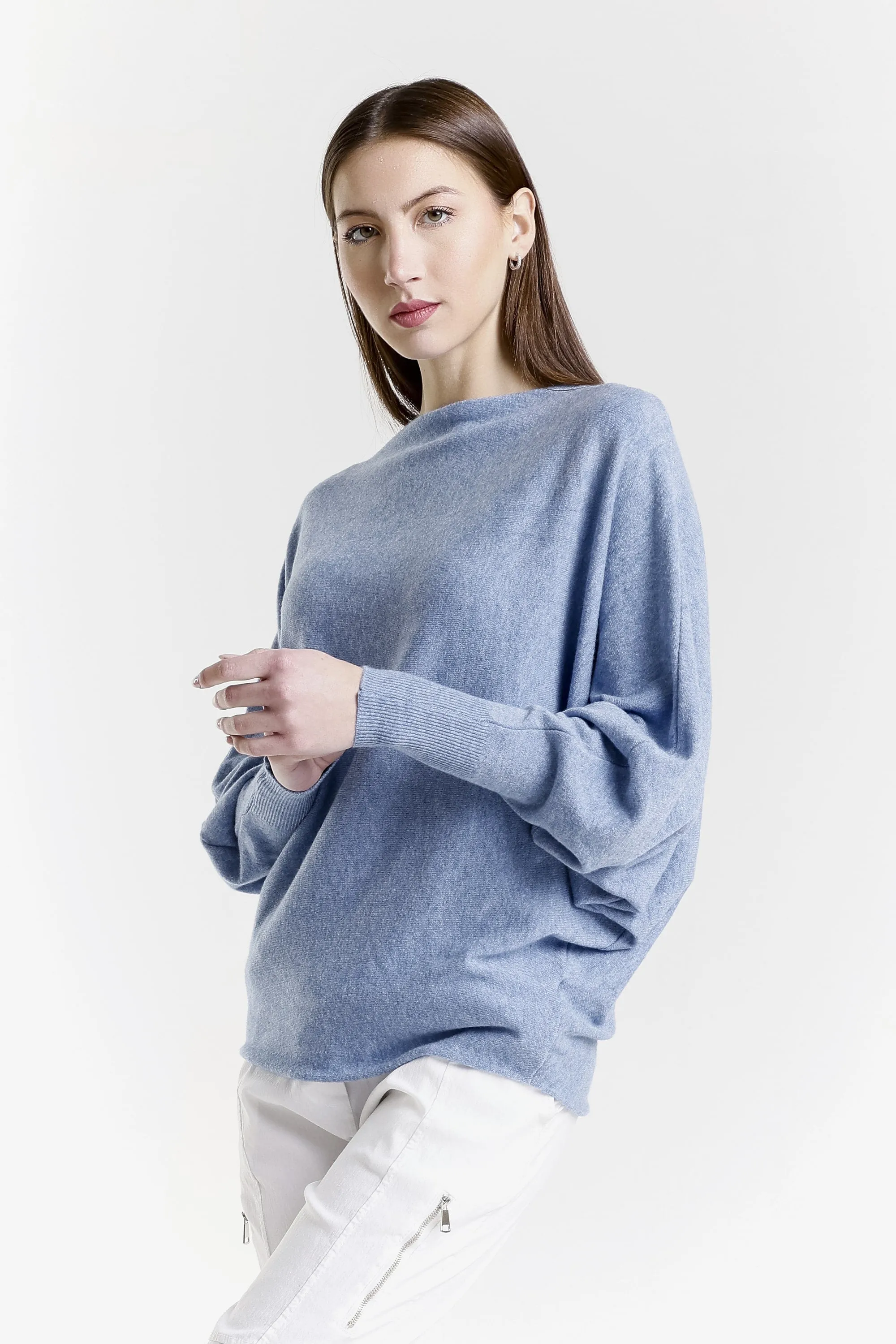 Mylah Seriously Soft Batwing Sweater (BLS413)