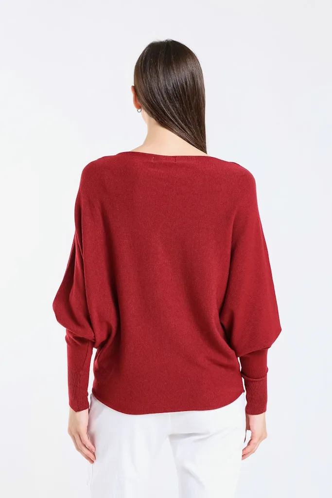 Mylah Seriously Soft Batwing Sweater (BLS413)