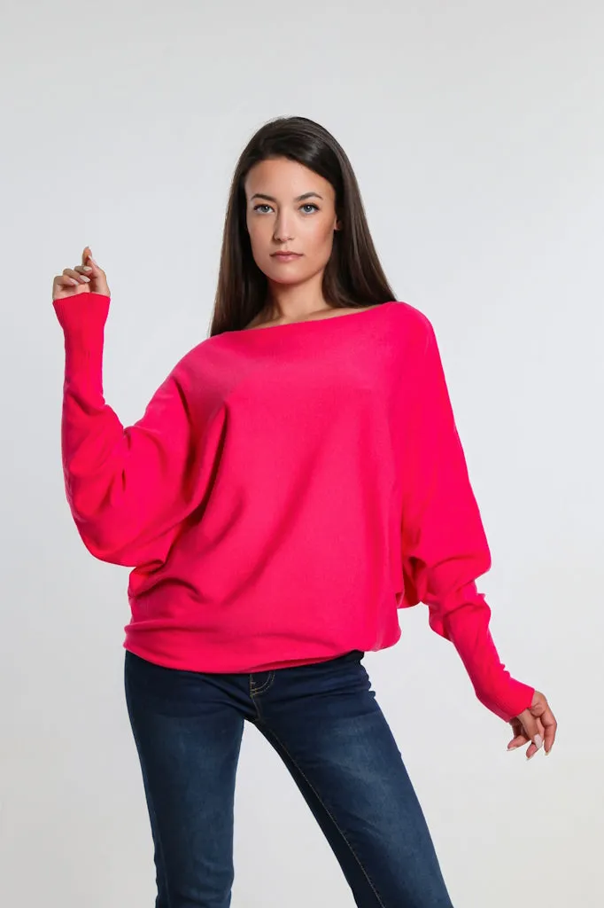 Mylah Seriously Soft Batwing Sweater (BLS413)