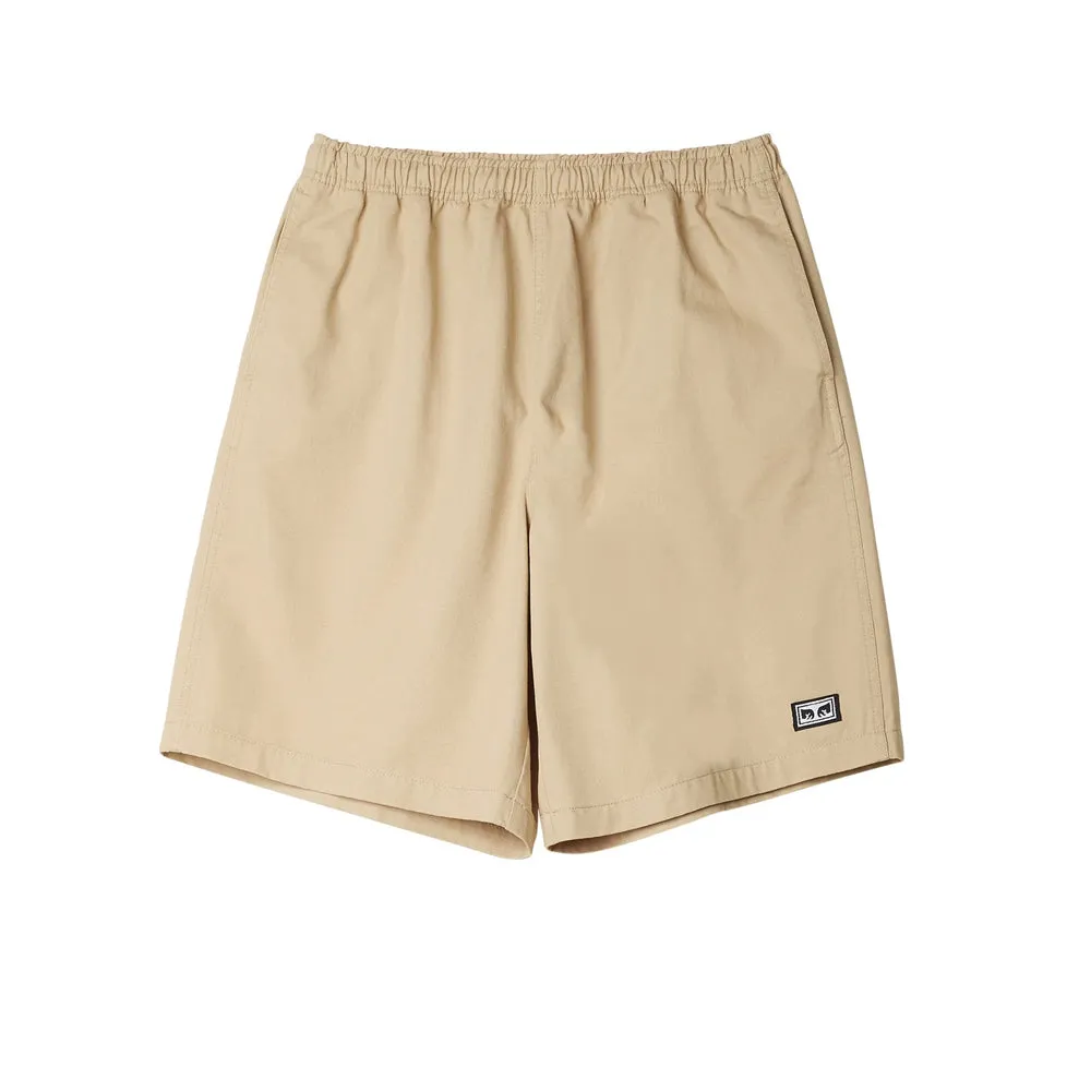 OBEY EASY RELAXED TWILL SHORT // IRISH CREAM