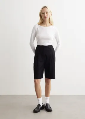 Relaxed Twill Shorts