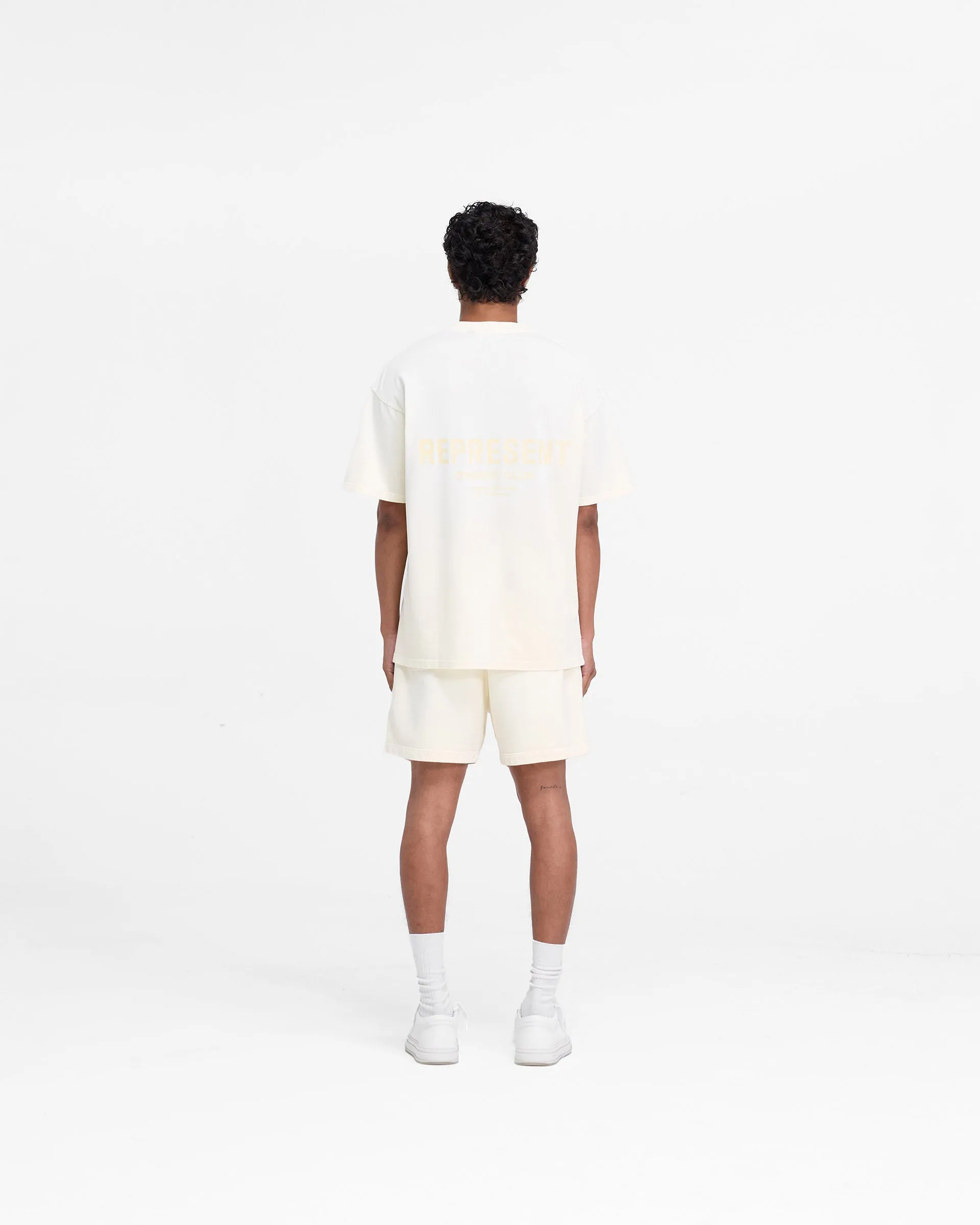 Represent Owners Club Shorts - Buttercream