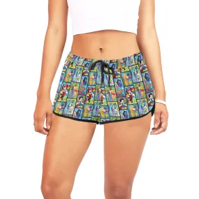 Stained Glass Characters Women's Relaxed Shorts