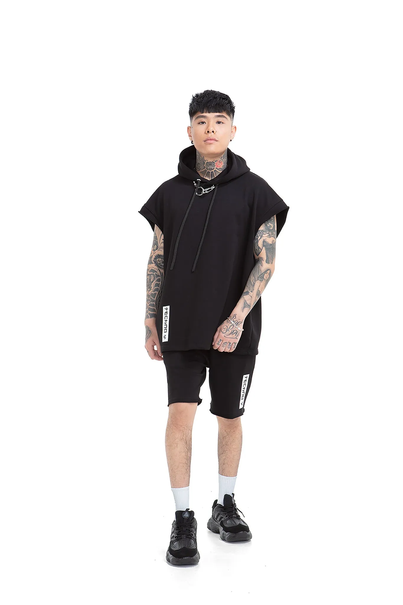 Techno Relaxed unisex shorts