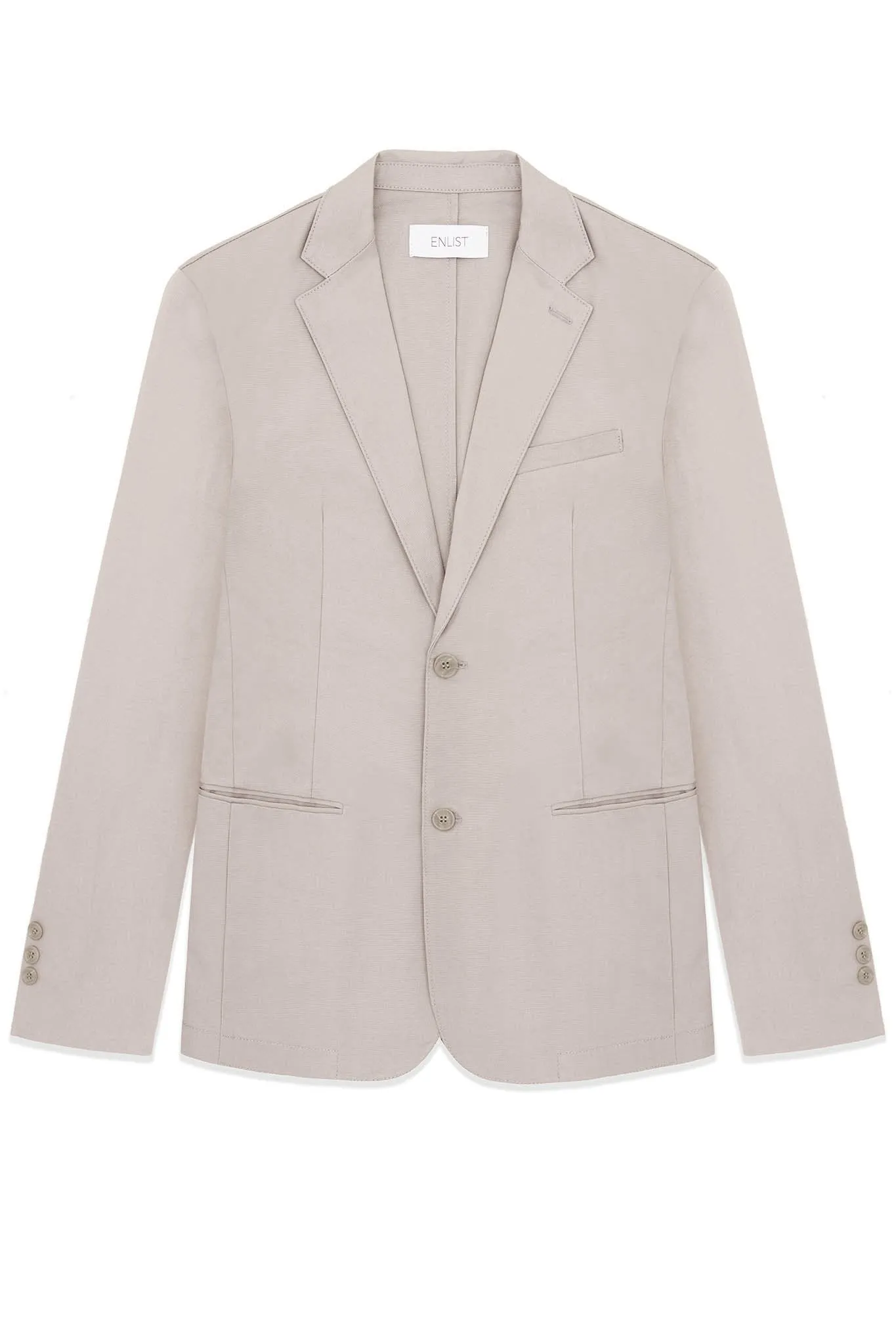 Unstructured Cotton Canvas Jacket