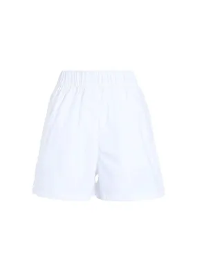 WHITE RELAXED SHORTS